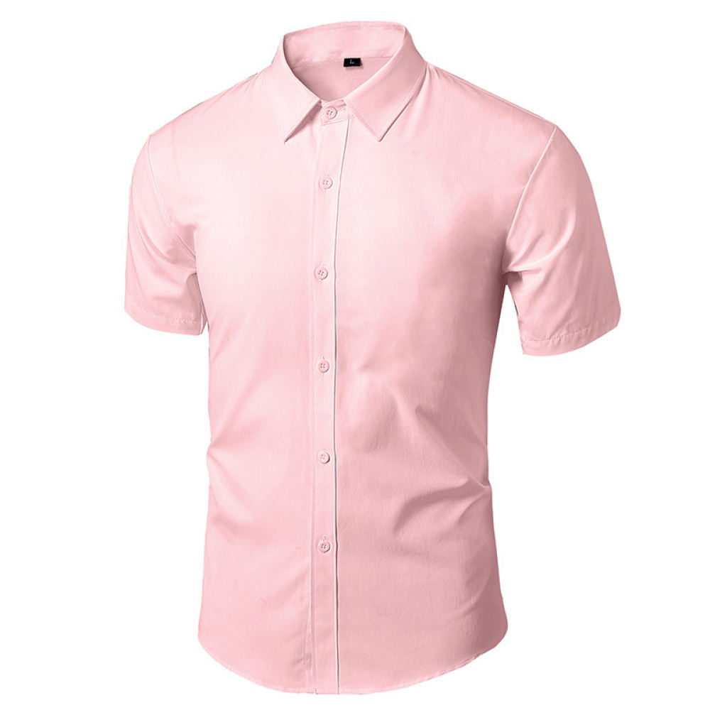 Dress Shirt Non-Iron - Mens Slim Fit Dress Shirt Long