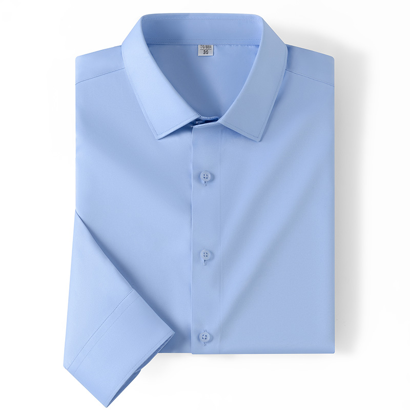 Dress Shirt Non-Iron - Men's Business Shirt Long Sleeve Spring