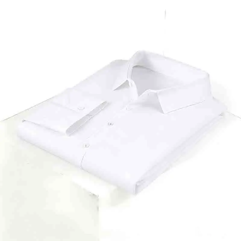 Dress Shirt Non-Iron - 2026 Men's Solid Long Sleeve Dress