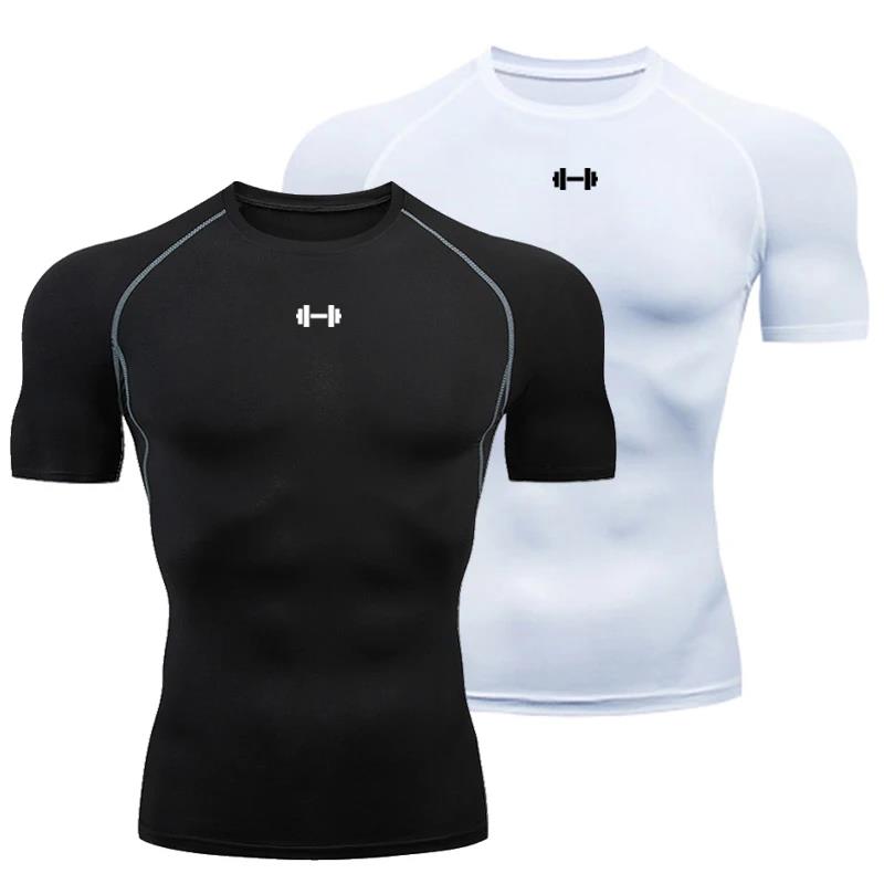 Men'S Fashion Trends - Compression T Shirt Men Summer Sportswear