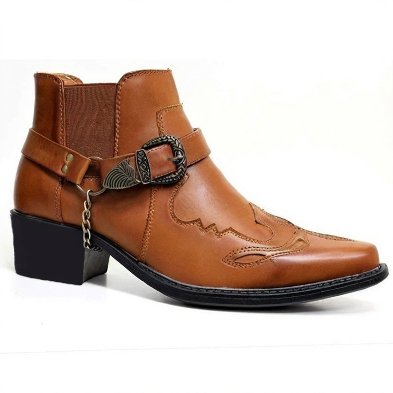 Men Fashion Vintage - Autumn Fashion Men's Vintage Cowboy Boots