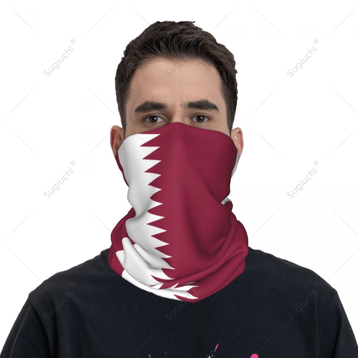 Unisex Qatar Flag Neckerchief  - Men'S Fashion Qatar recension och pris