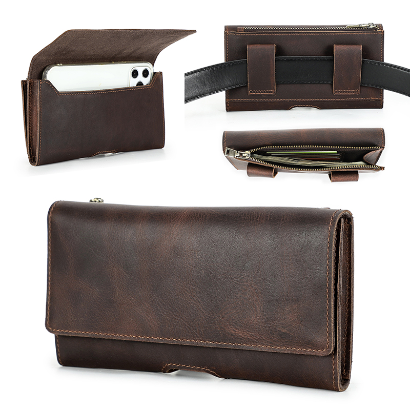 Cowhide Leather Waist Bag Phon - Leather Belt Braided recension och pris