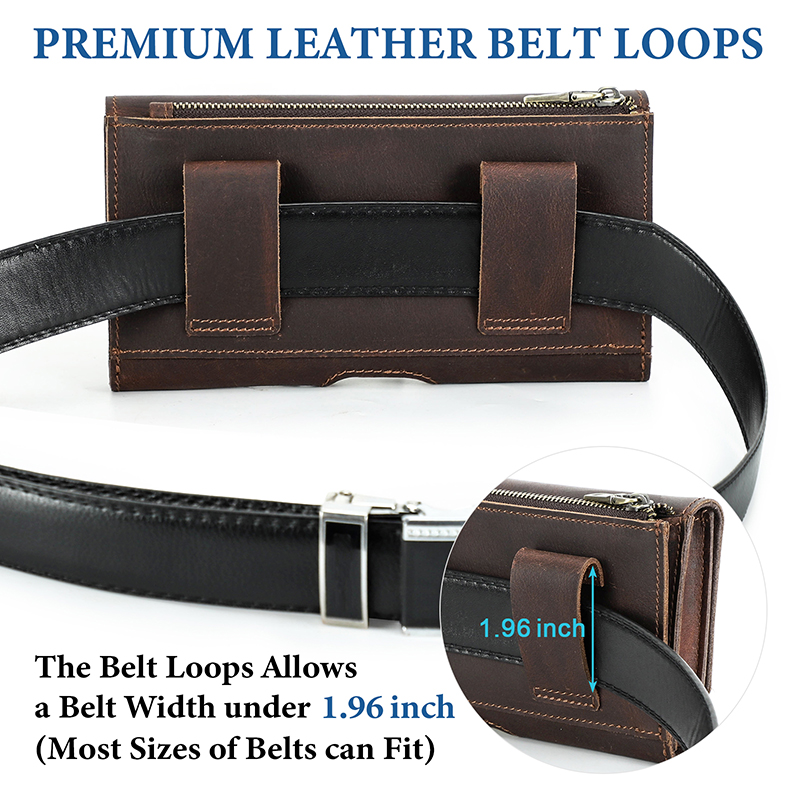 Cowhide Leather Waist Bag Phon - Leather Belt Braided recension och pris