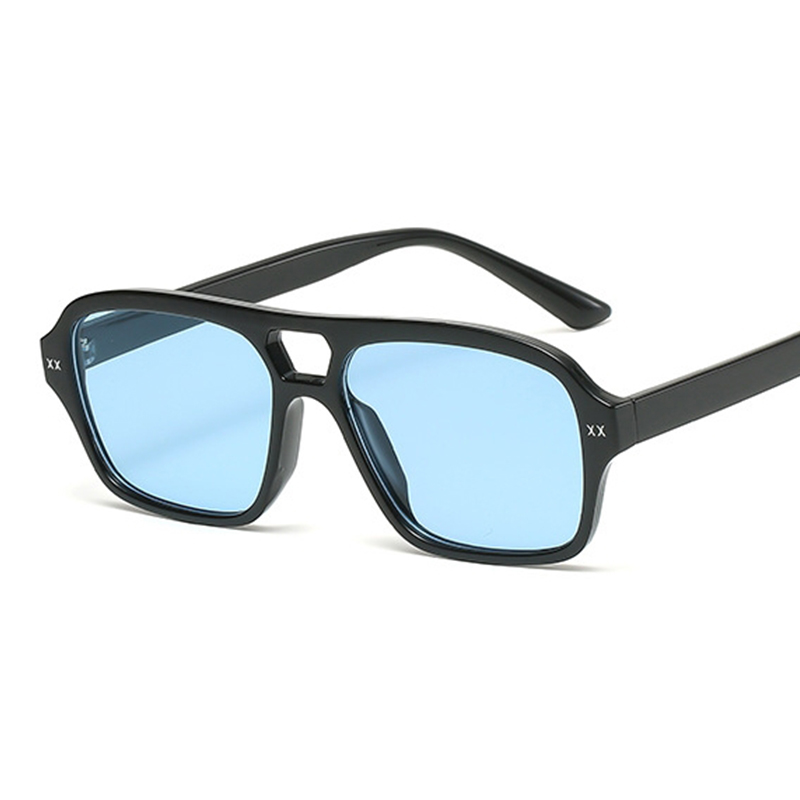 Classic Rivets Square Sunglass - Men'S Fashion 70S recension och pris