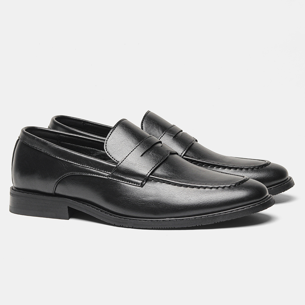Men's Black Penny Loafers Clas - Suede Loafers Men recension och pris