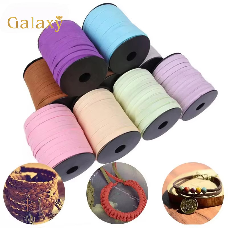 10mm 45m/Roll Korean Flat Faux - Leather Belt Braided recension och pris