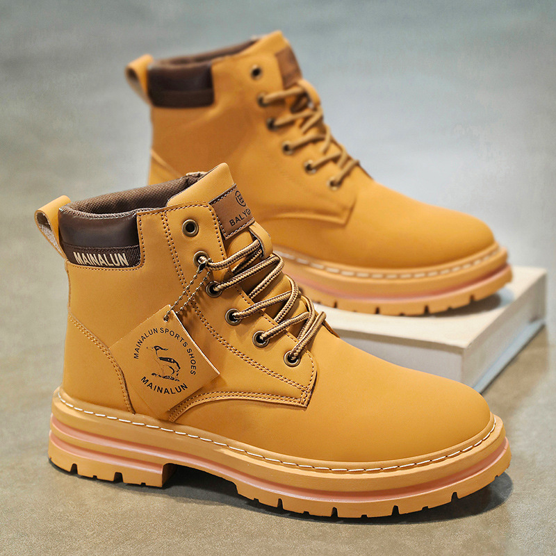 Classic Men High Top Boots Hig - Men'S Fashion Footwear recension och pris