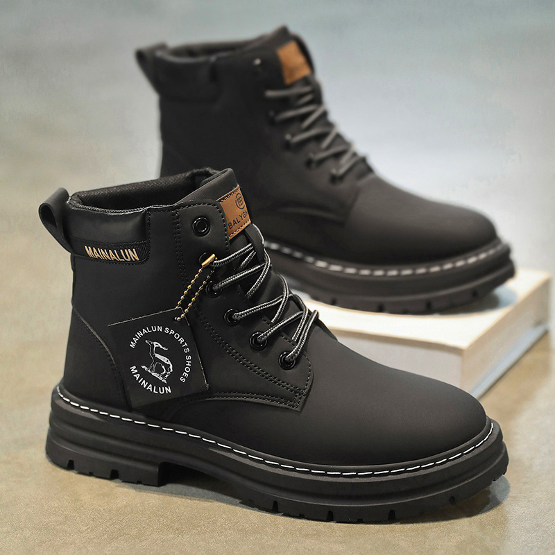 Classic Men High Top Boots Hig - Men'S Fashion Footwear recension och pris
