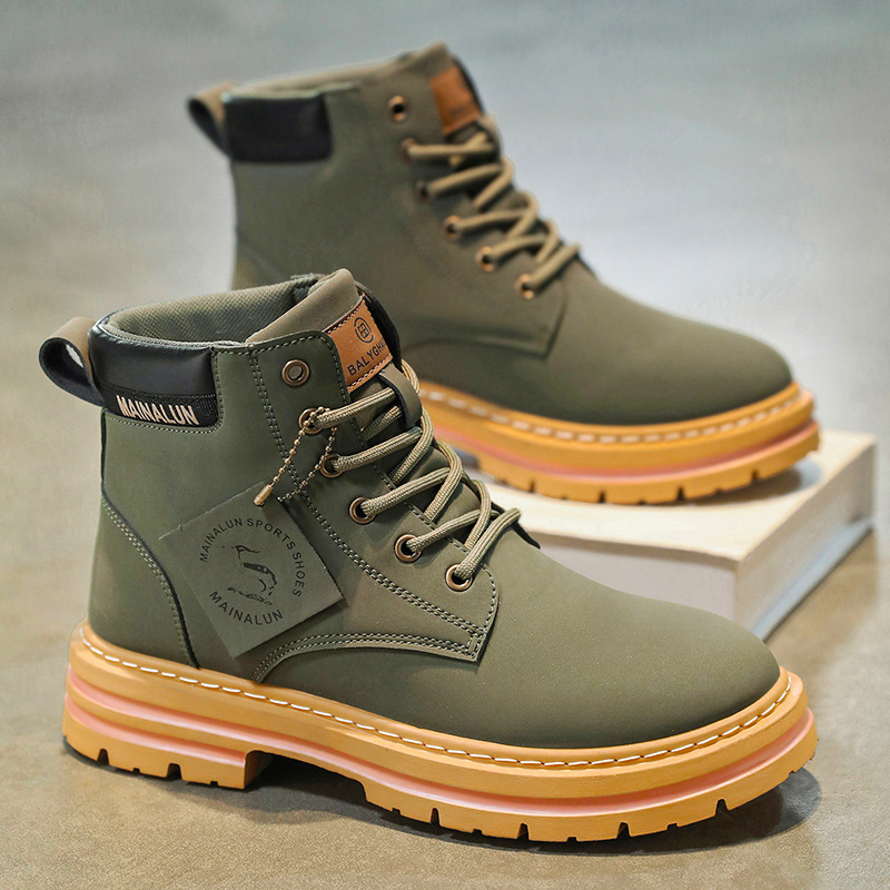 Classic Men High Top Boots Hig - Men'S Fashion Footwear recension och pris