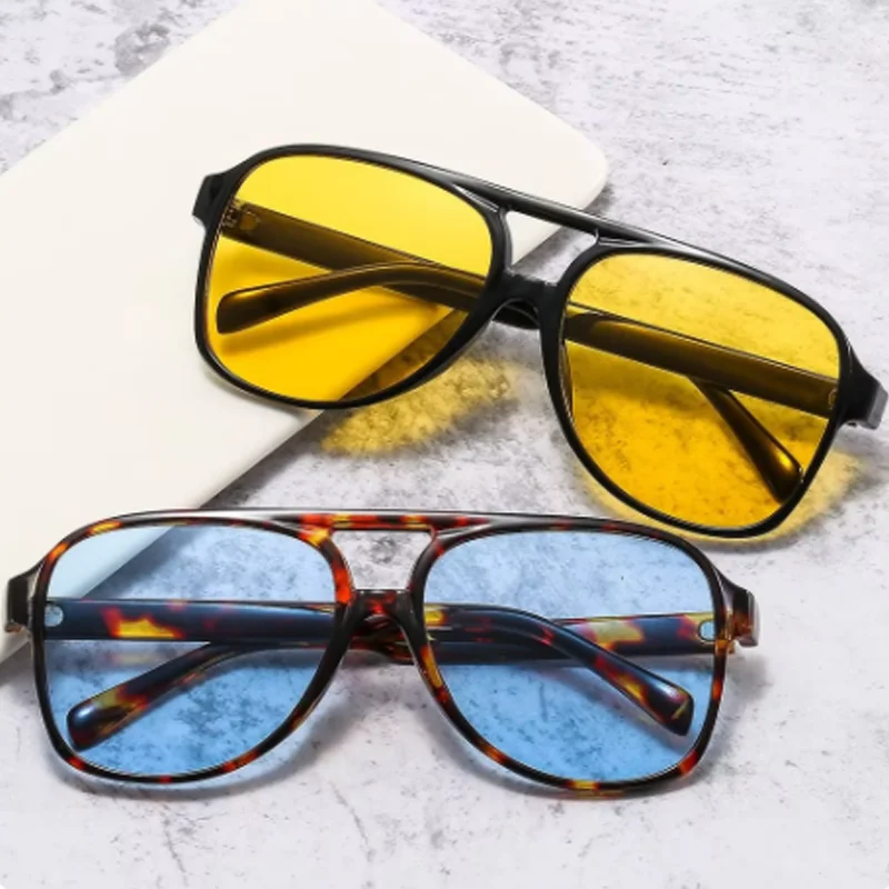 Unisex Fashion Sunglasses UV40 - Men'S Fashion 70S recension och pris