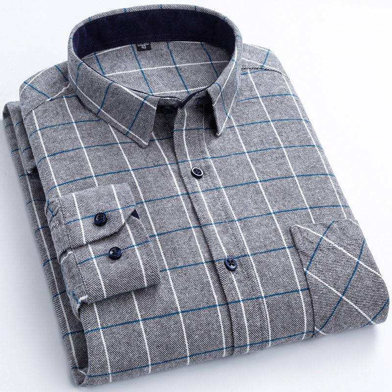 New Flannel Plaid Shirts For M - Dress Shirt Non-Iron recension och pris