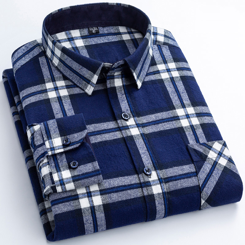 New Flannel Plaid Shirts For M - Dress Shirt Non-Iron recension och pris