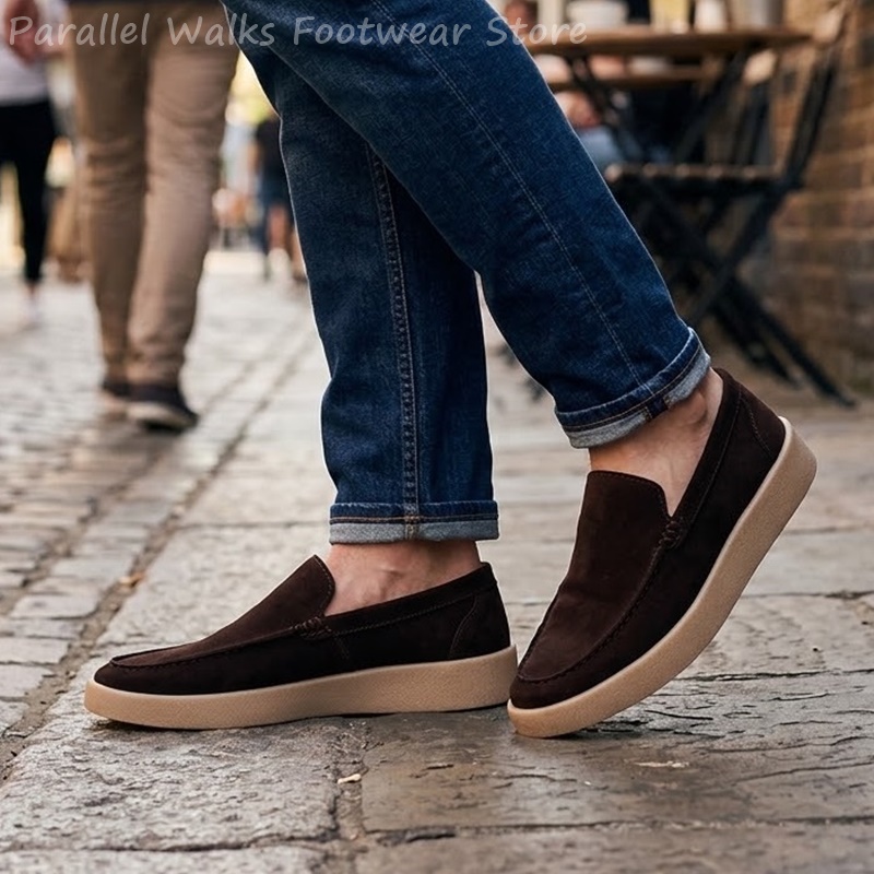 Men's Suede Slip On Loafers Mo - Suede Loafers Men recension och pris