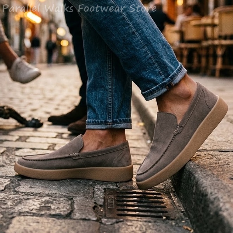 Men's Suede Slip On Loafers Mo - Suede Loafers Men recension och pris