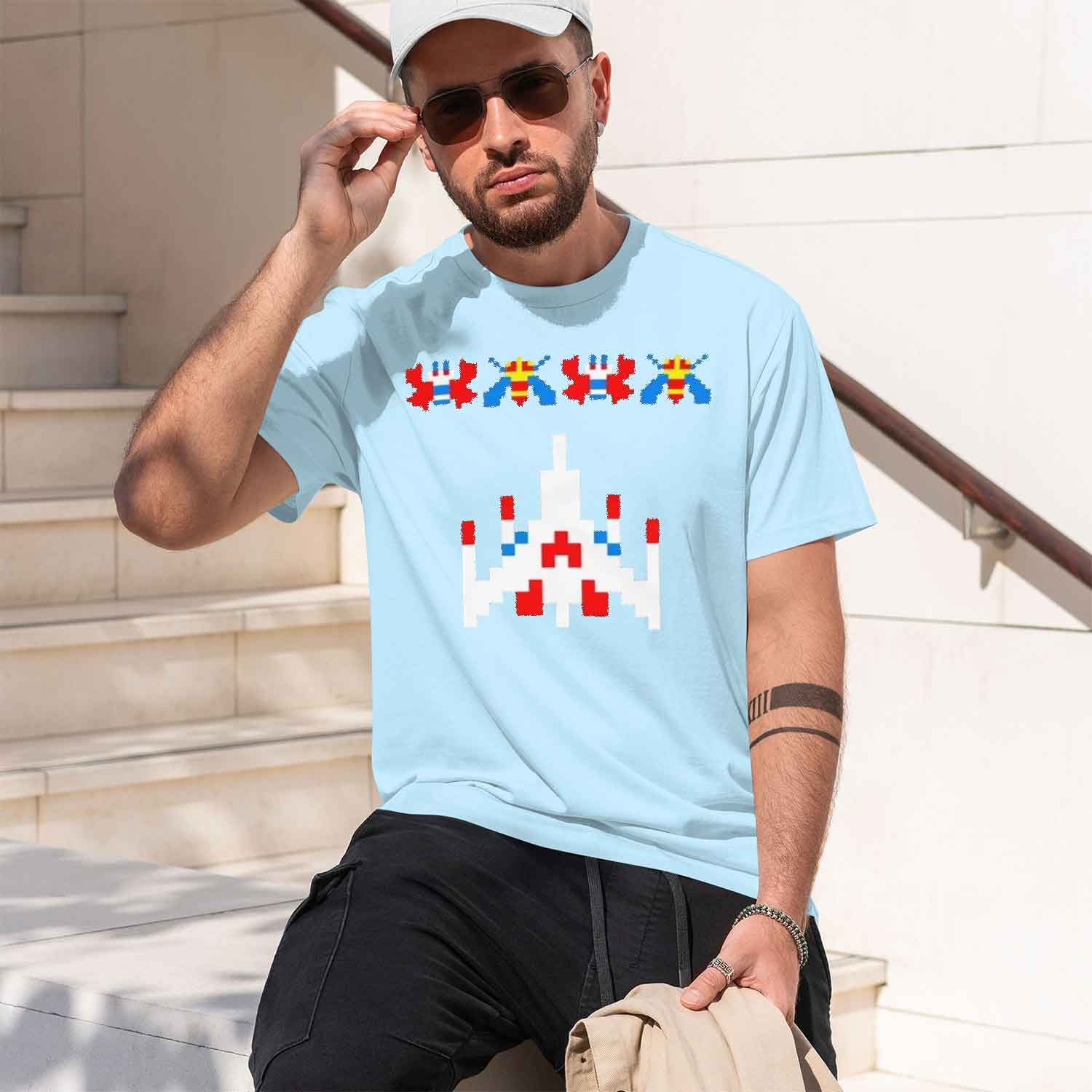80s 70s Arcade Galaga Video Ga - Men'S Fashion 70S recension och pris