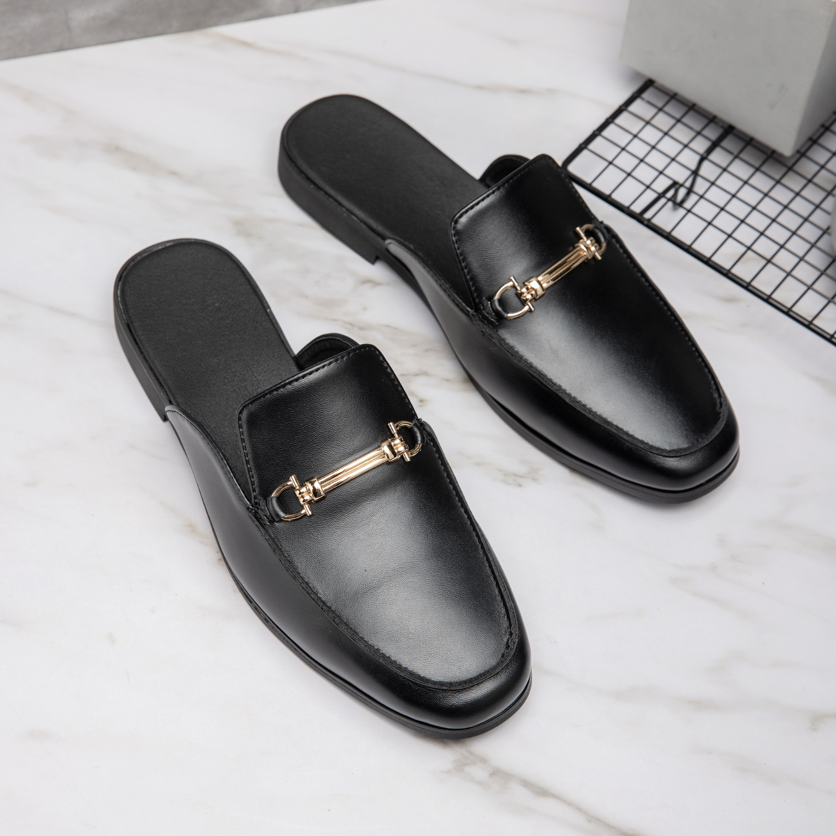 Casual Mules Men Leather Loafe - Suede Loafers Men recension och pris