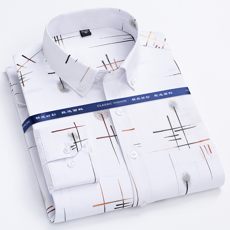 New Plaid Shirts For Men Long  - Dress Shirt Non-Iron recension och pris