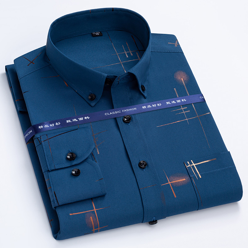 New Plaid Shirts For Men Long  - Dress Shirt Non-Iron recension och pris