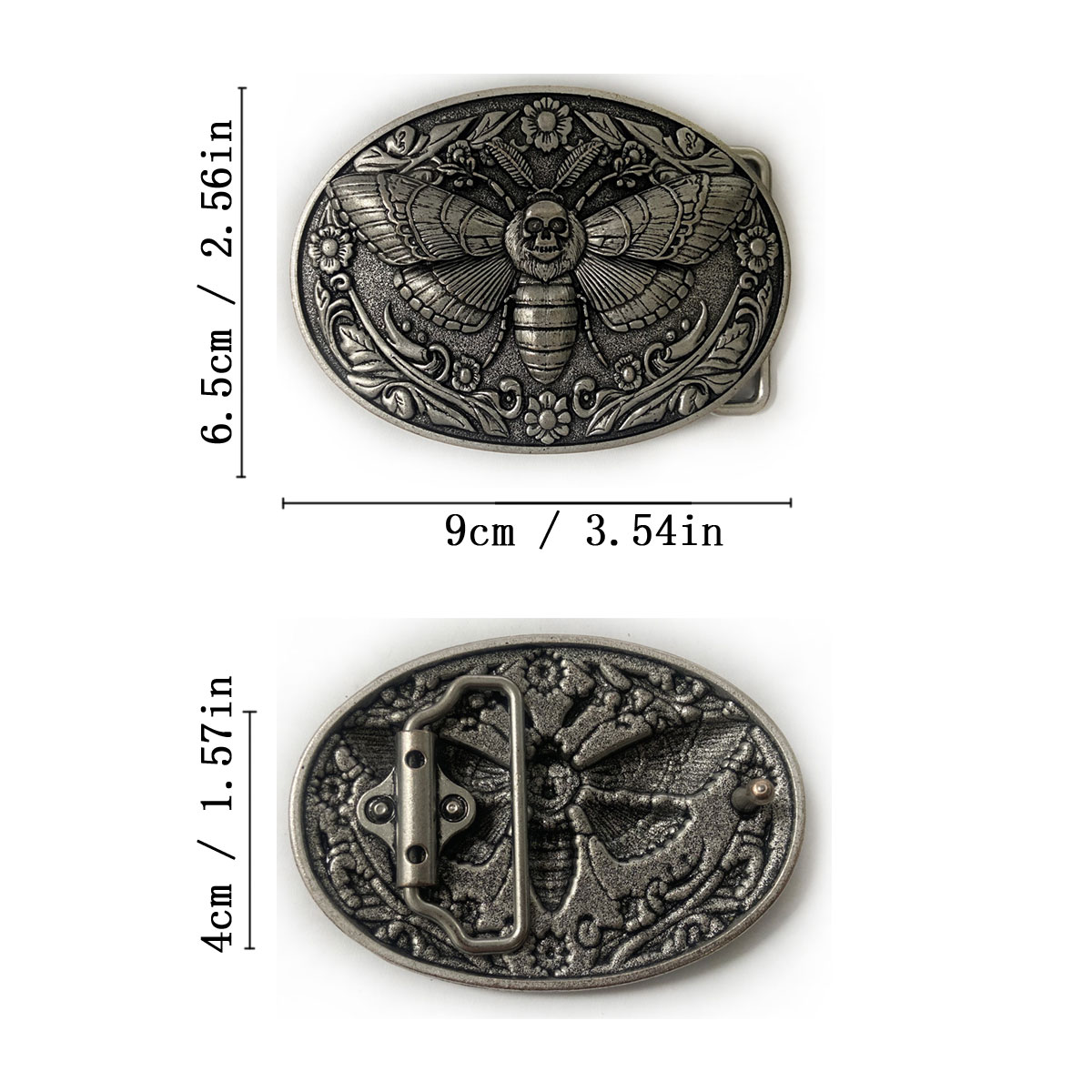 Men Vintage Belt Buckle, Antiq - Leather Belt Braided recension och pris