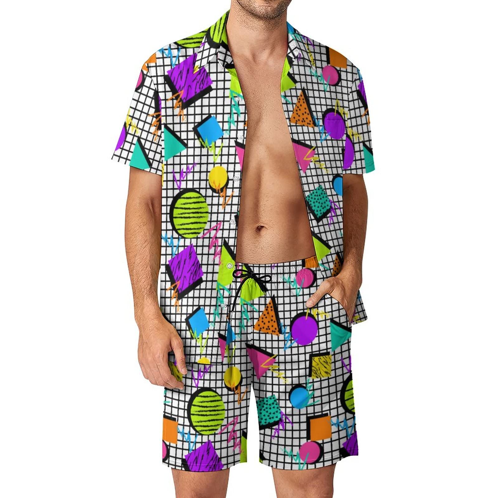 Summer Irregular Geometric 3D  - Quality Men'S Fashion recension och pris