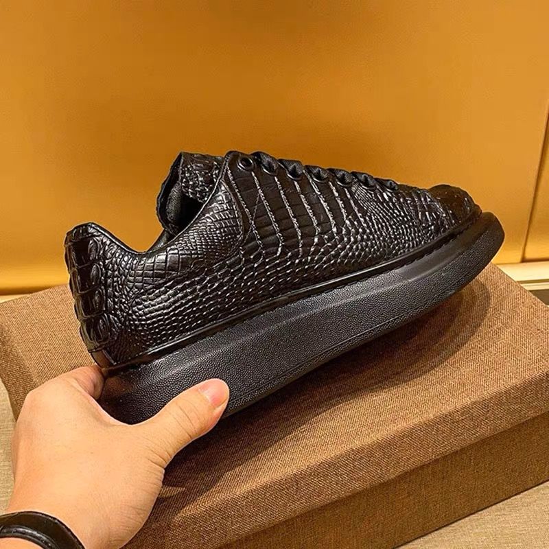 2025 summer crocodile print bl - Suede Loafers Men recension och pris