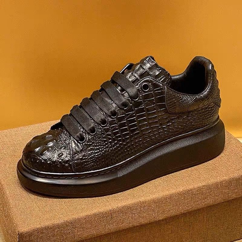2025 summer crocodile print bl - Suede Loafers Men recension och pris