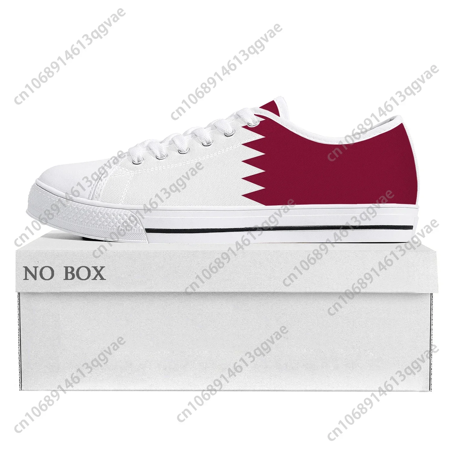 Qatar Flag Low Top High Qualit - Men'S Fashion Qatar recension och pris