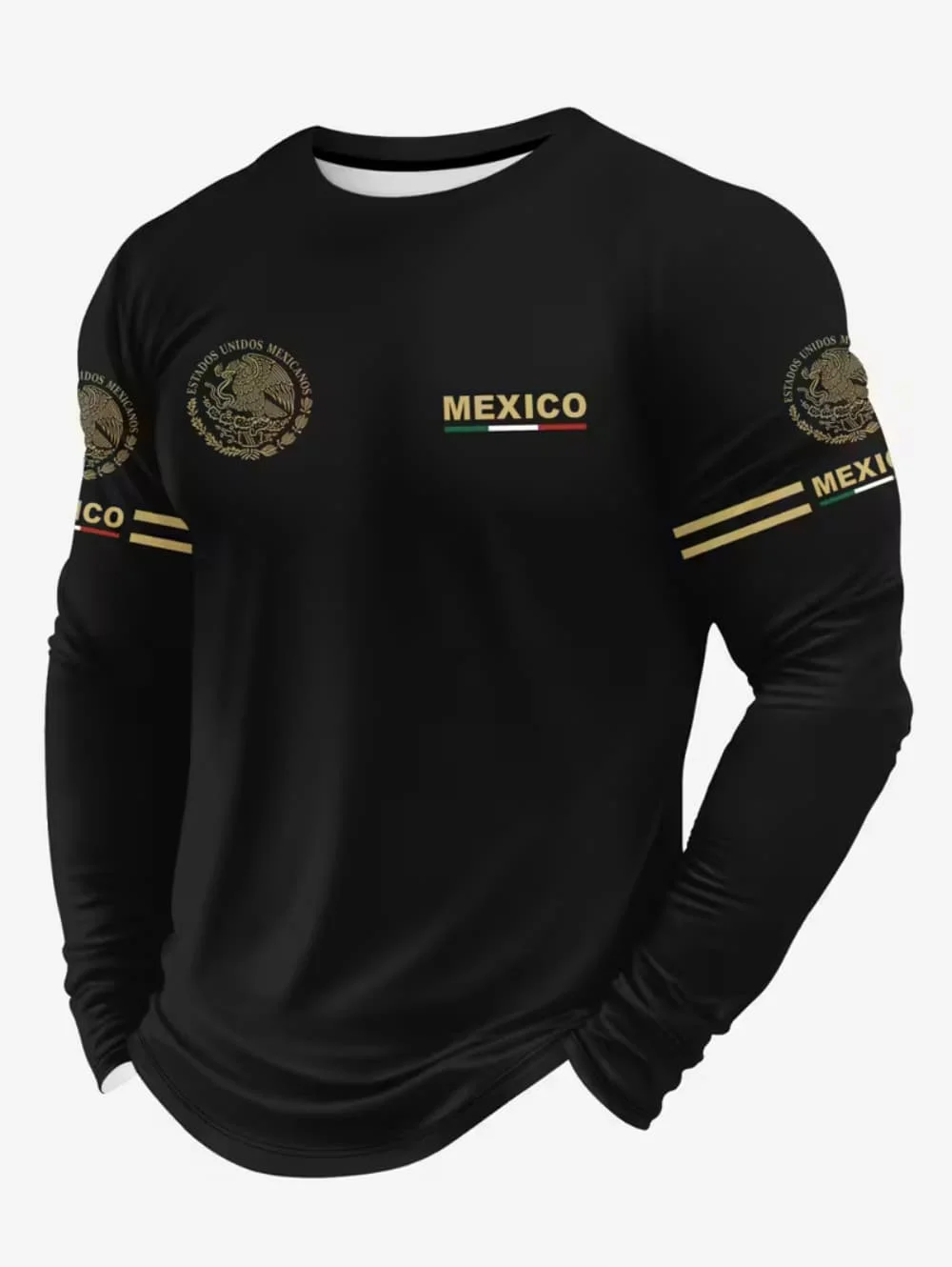 Men's Mexico Eagle Print T‑Shi - Quality Men'S Fashion recension och pris