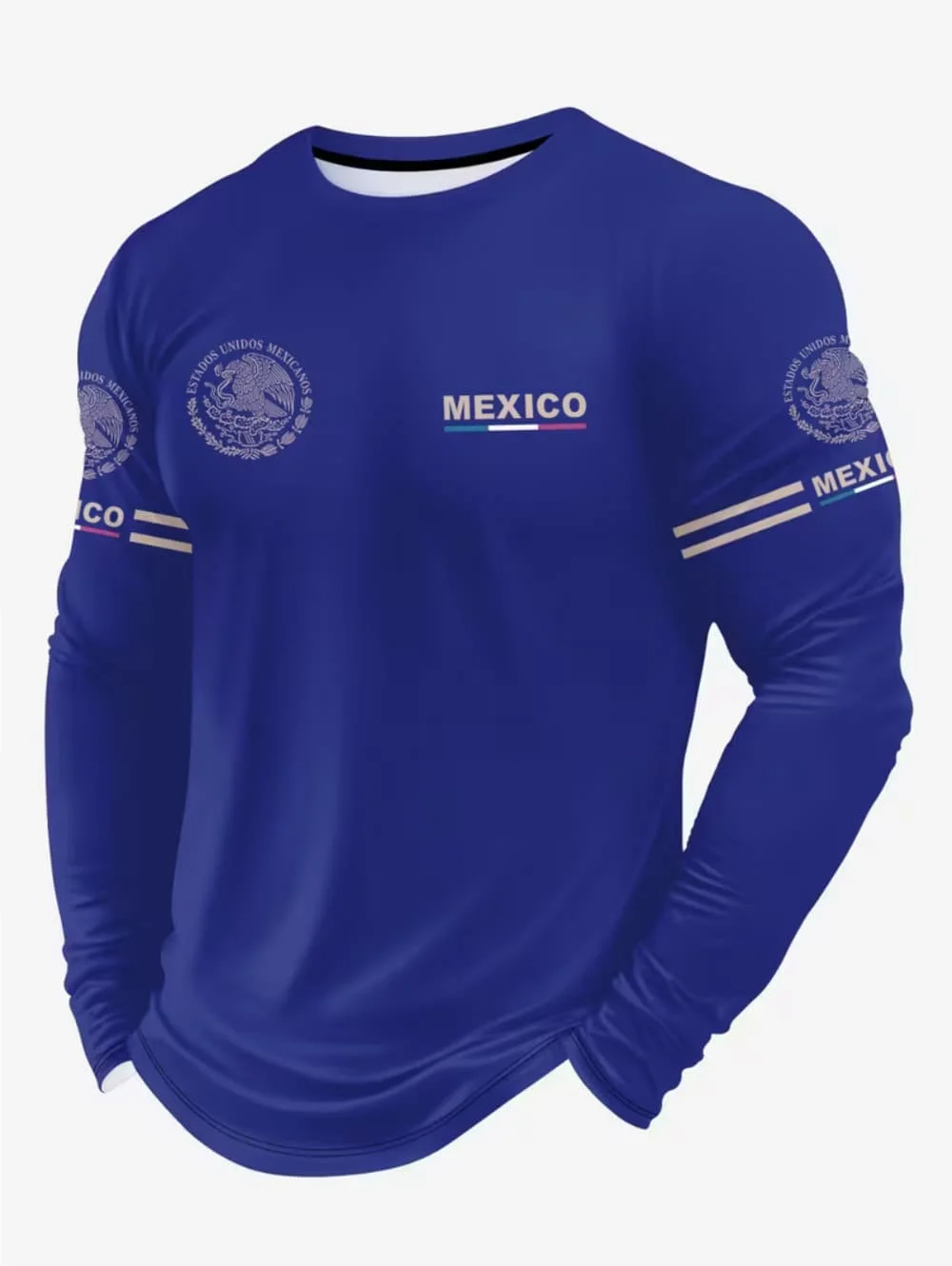 Men's Mexico Eagle Print T‑Shi - Quality Men'S Fashion recension och pris