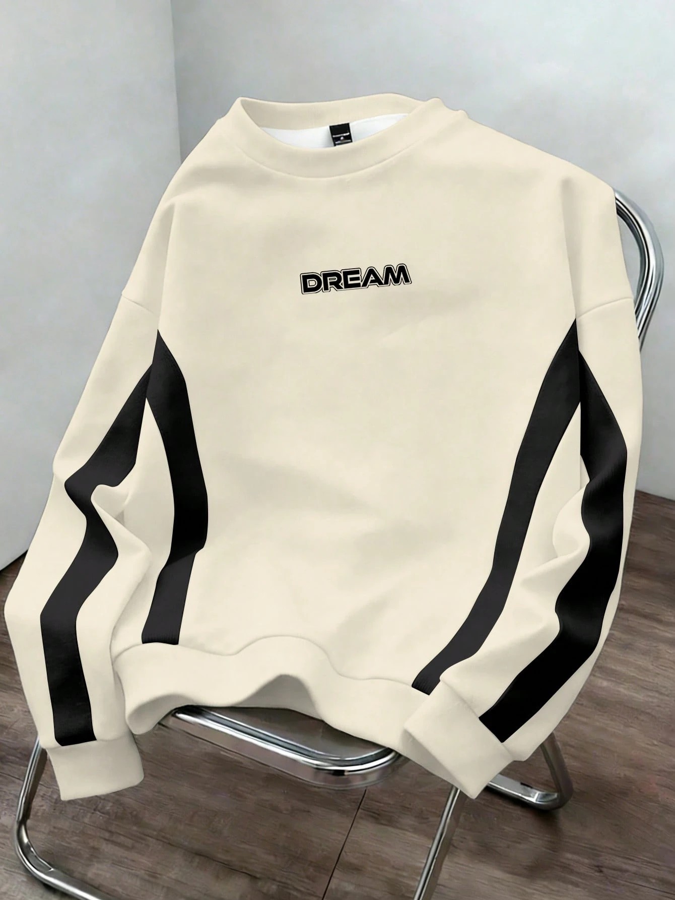 Fall/Winter Men's Round-neck S - Mens Fashion Casual recension och pris