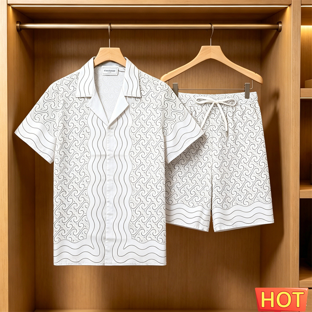 Summer Men's Shirt Sets Casual - Quality Men'S Fashion recension och pris