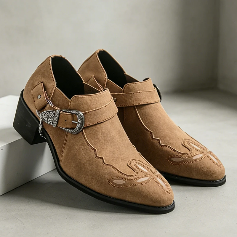 Men's Vintage Cowboy Boots Lea - Men Fashion Vintage recension och pris