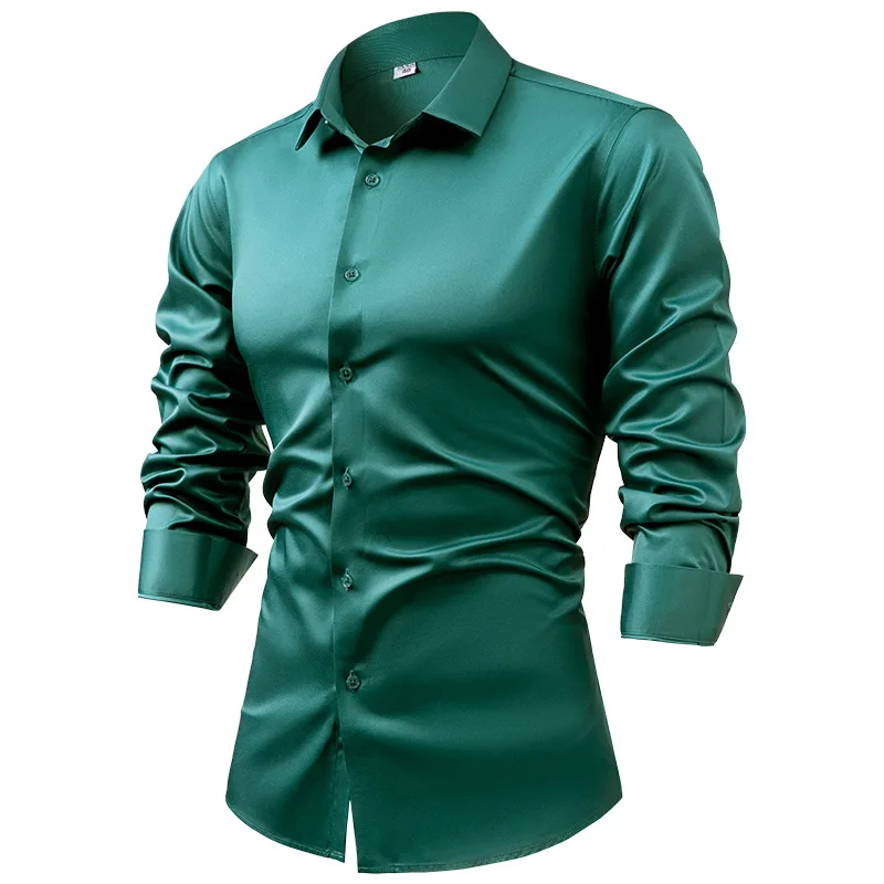 2025 Spring Autumn Royal Blue  - Dress Shirt Non-Iron recension och pris