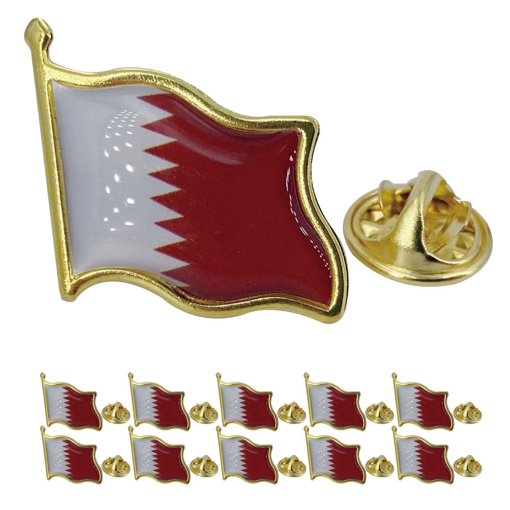 Qatar Flag Lapel Pin - Enamel  - Men'S Fashion Qatar recension och pris