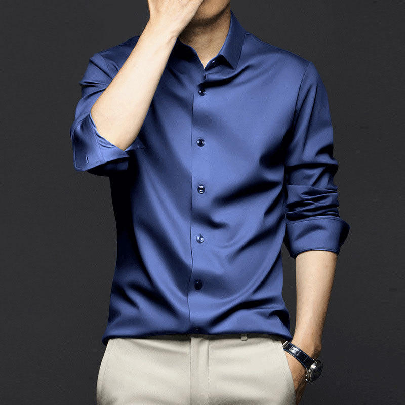 High Quality Men's Long Sleeve - Dress Shirt Non-Iron recension och pris
