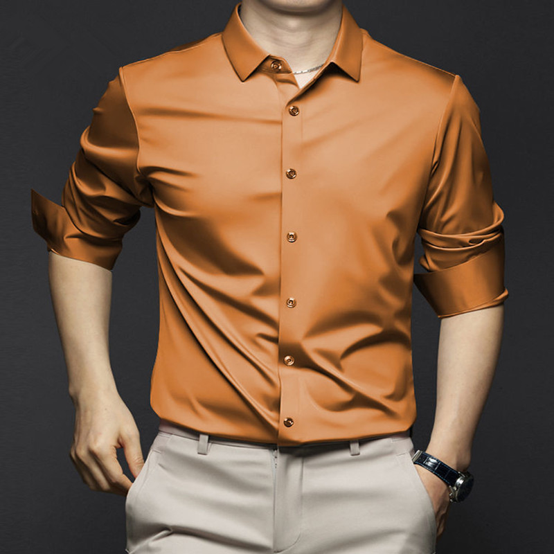 High Quality Men's Long Sleeve - Dress Shirt Non-Iron recension och pris