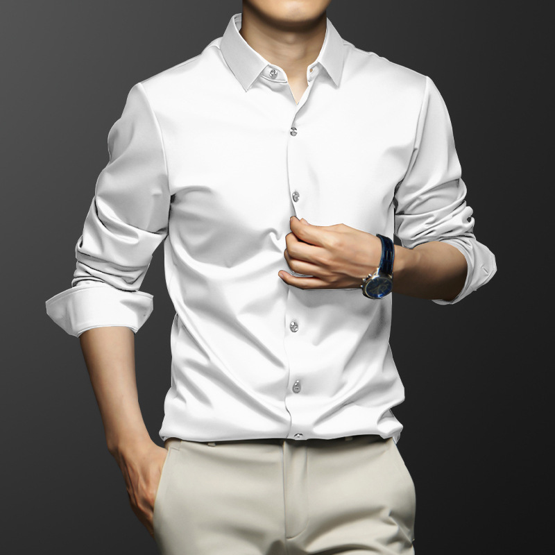 High Quality Men's Long Sleeve - Dress Shirt Non-Iron recension och pris