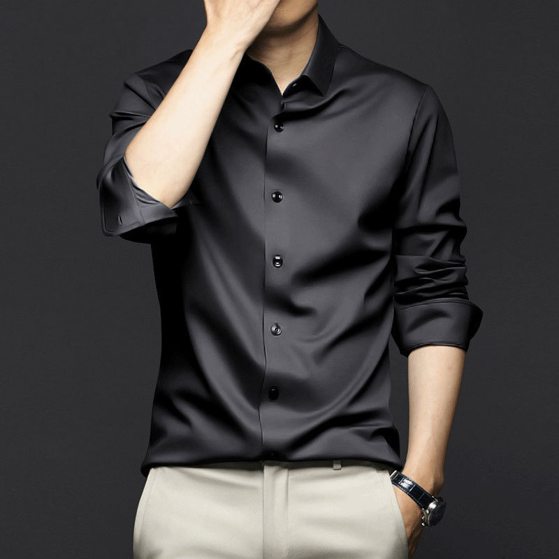 High Quality Men's Long Sleeve - Dress Shirt Non-Iron recension och pris