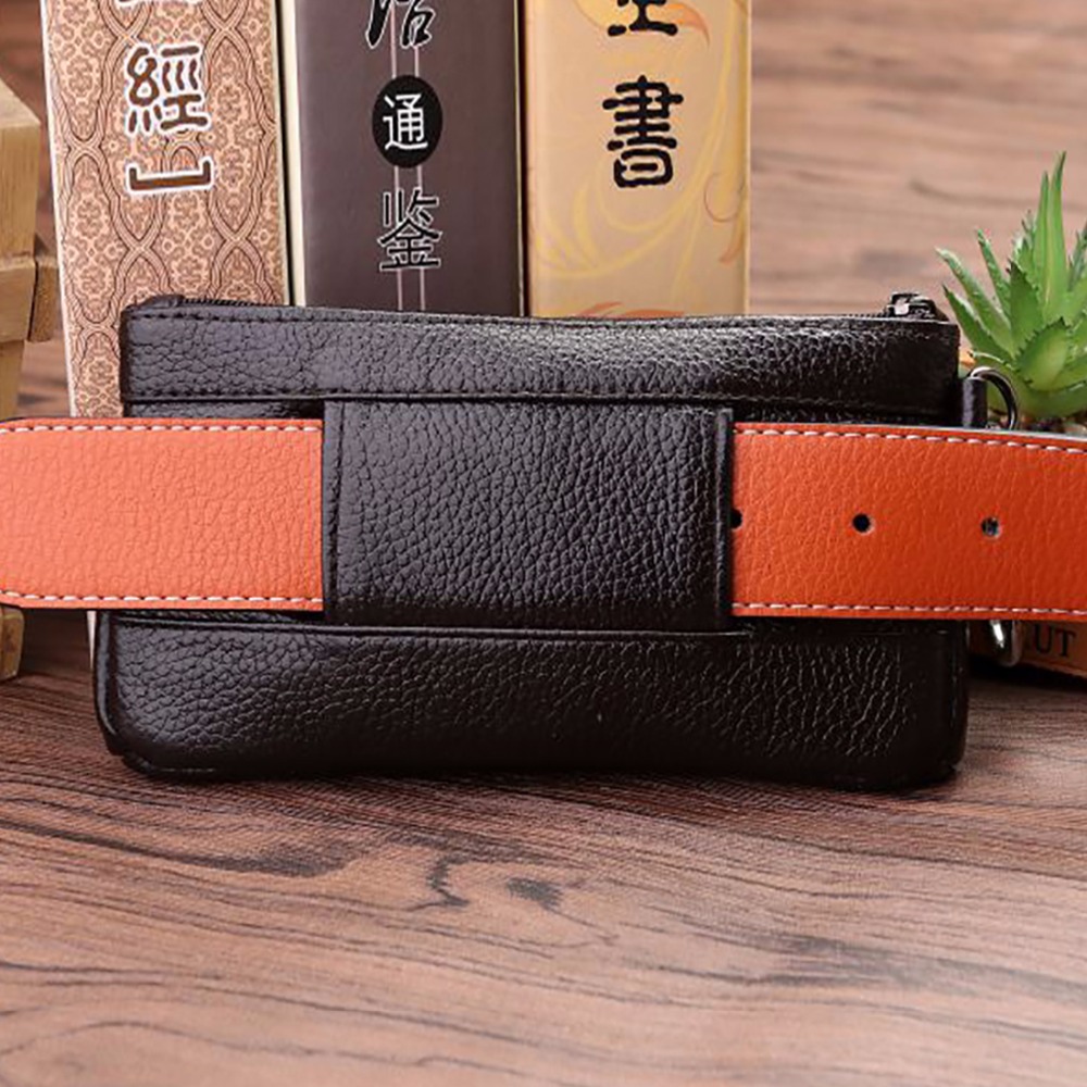 Men Fanny Waist Pack Belt Hip  - Leather Belt Braided recension och pris