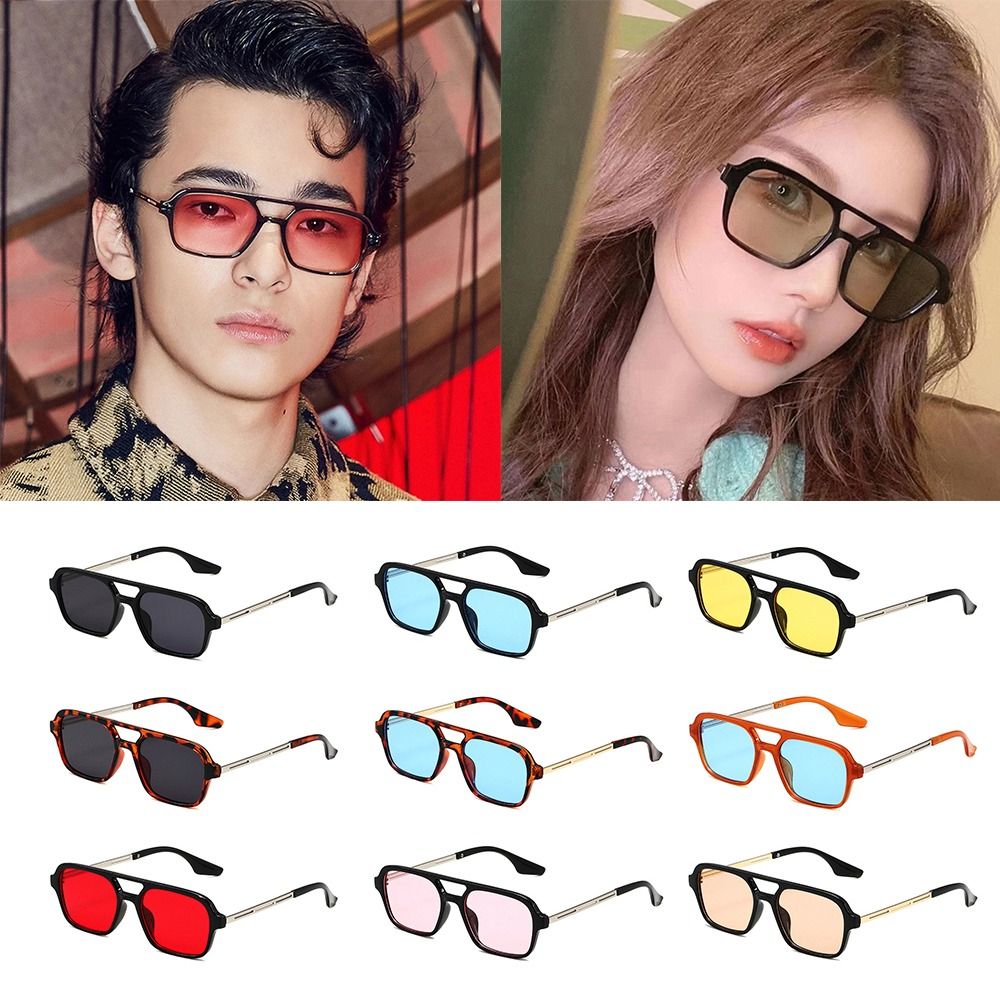 Fashion UV400 Protection Squar - Men'S Fashion 70S recension och pris
