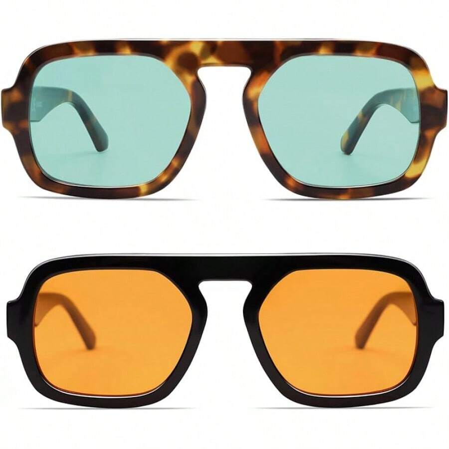 VANLINKER Oversized Retro Squa - Men'S Fashion 70S recension och pris