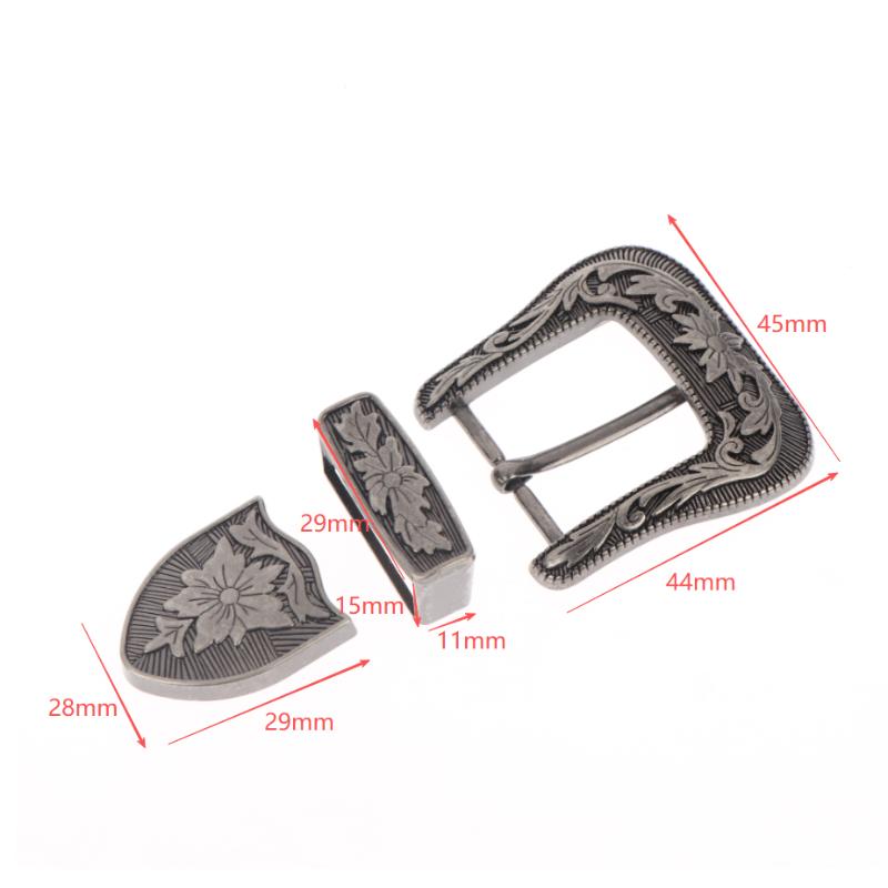 Floral Engraved Vintage Metal  - Leather Belt Braided recension och pris
