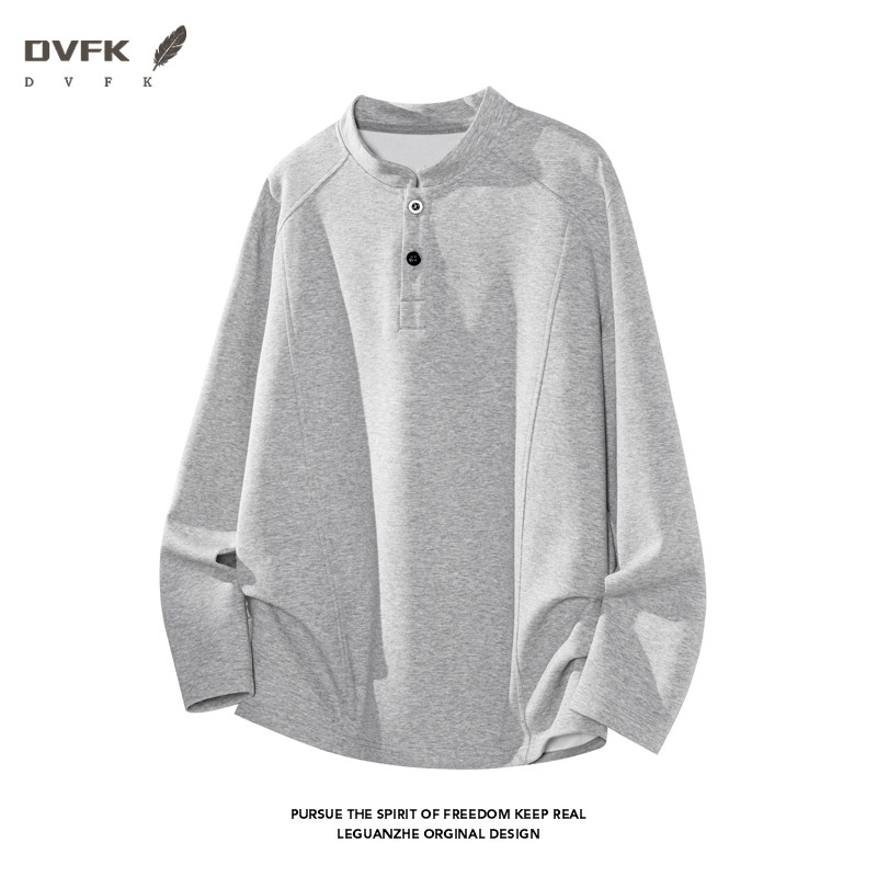 Men Raglan Sleeve Henley Long  - Mens Fashion Casual recension och pris