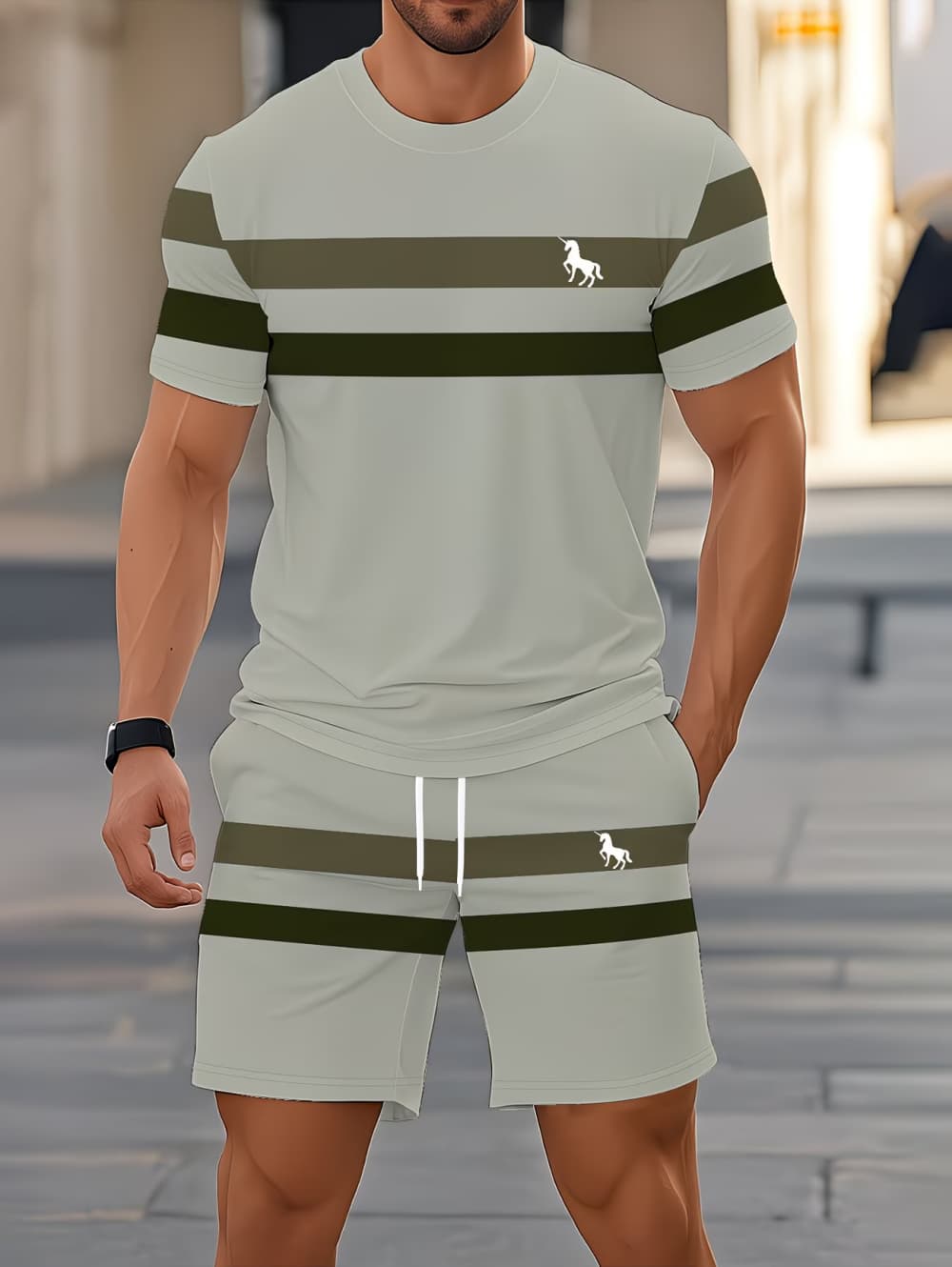 Men's Summer Sets Funny 3D Str - Quality Men'S Fashion recension och pris