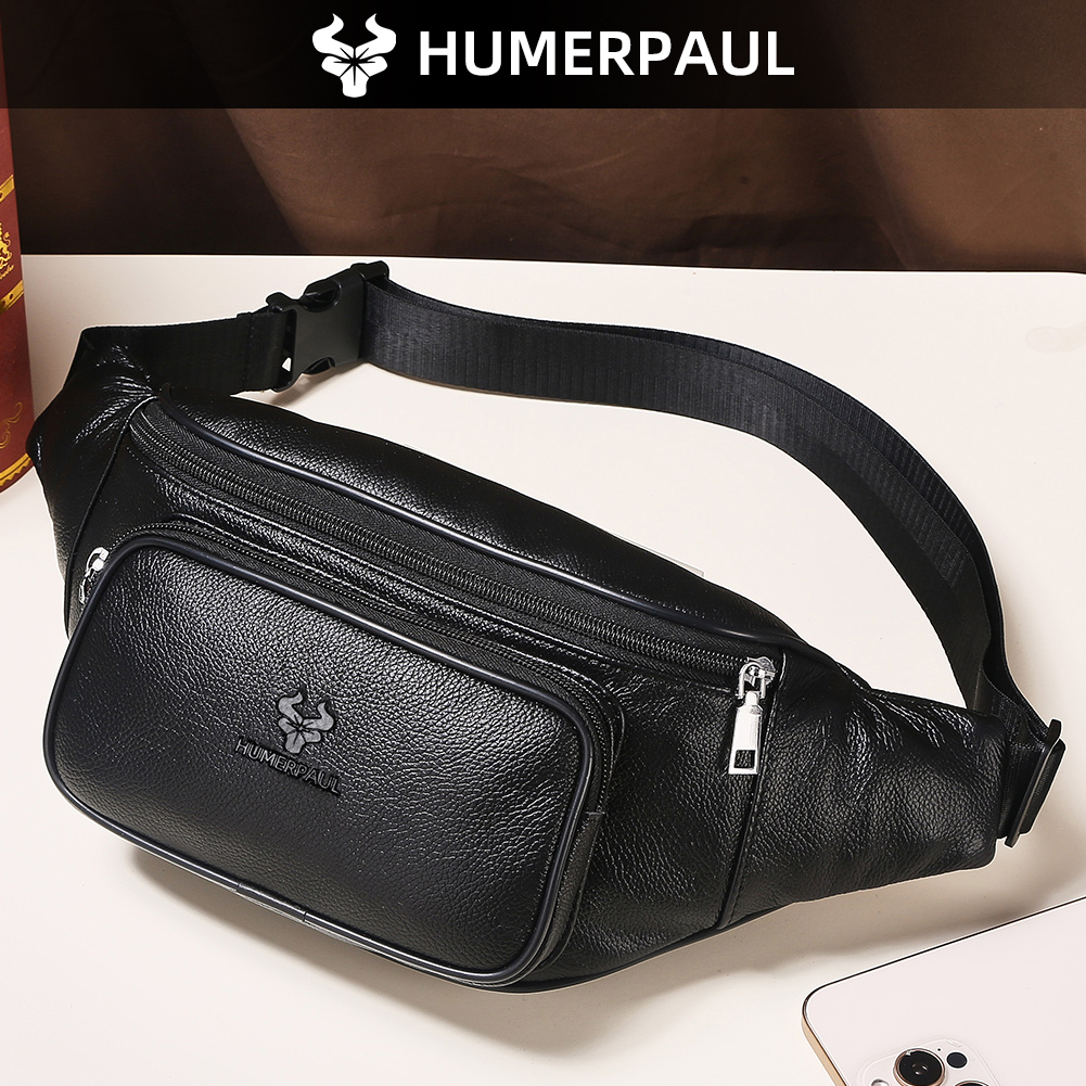 HUMERPAUL Men's Waist Fanny Pa - Leather Belt Braided recension och pris