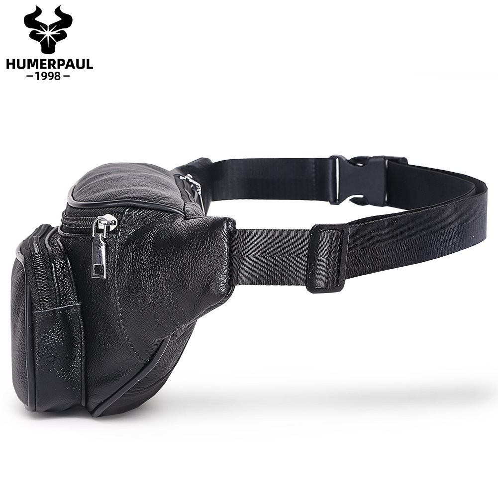 HUMERPAUL Men's Waist Fanny Pa - Leather Belt Braided recension och pris