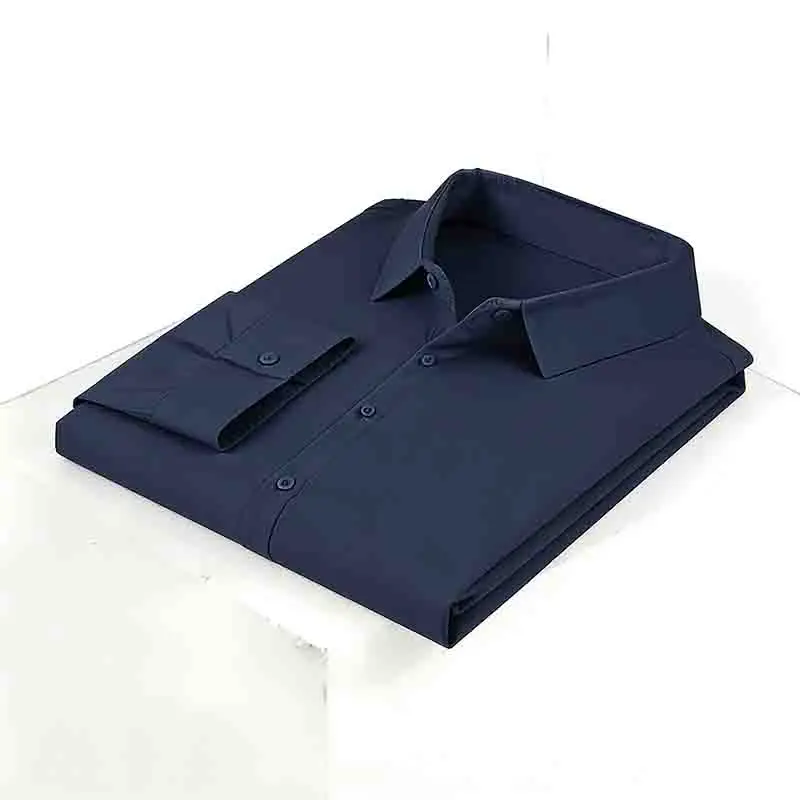 2026 Men's Solid  Long Sleeve  - Dress Shirt Non-Iron recension och pris
