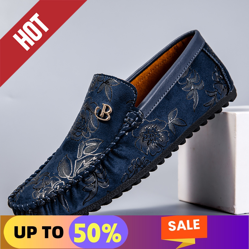 Leisure Leather Loafers Men De - Suede Loafers Men recension och pris