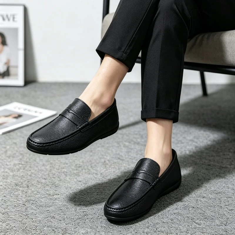 Classic Design Casual Shoes Fo - Suede Loafers Men recension och pris
